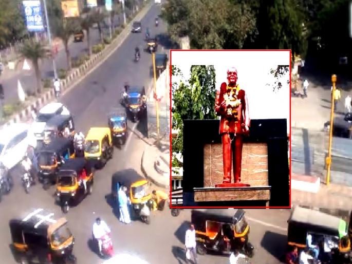 The work of shifting the statue of Vasantrao Naik in Chhatrapati Sambhajinagar is underway | छत्रपती संभाजीनगरातील वसंतराव नाईक यांचा पुतळा स्थलांतरित करण्याचे काम सुरू The work of shifting the statue of Vasantrao Naik in Chhatrapati Sambhajinagar is underway | छत्रपती संभाजीनगरातील वसंतराव नाईक यांचा पुतळा स्थलांतरित करण्याचे काम सुरू