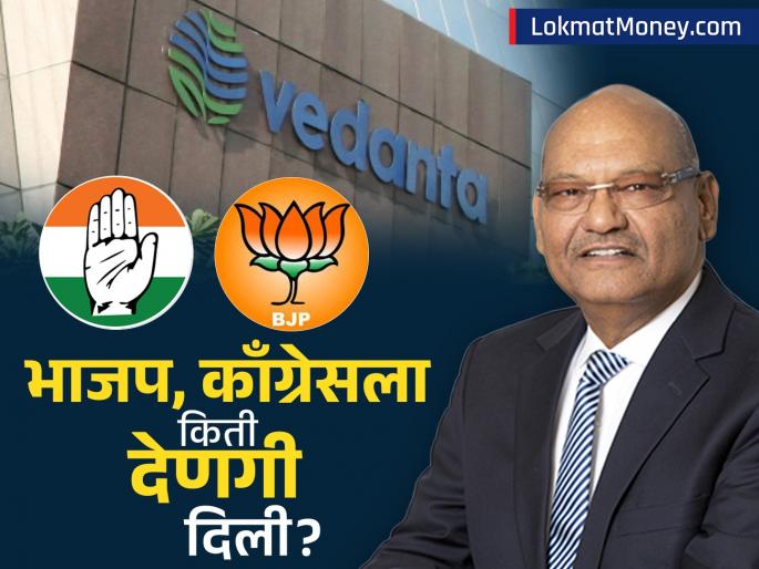 Anil Agarwal s Vedanta donated four times more to BJP party fund Congress s donation dropped significantly report reveals | अनिल अग्रवाल याच्या वेदांतानं भाजपला चार पट जास्त देणगी दिली, काँग्रेसच्या देणगीत मोठी घट, रिपोर्टमधून खुलासा
