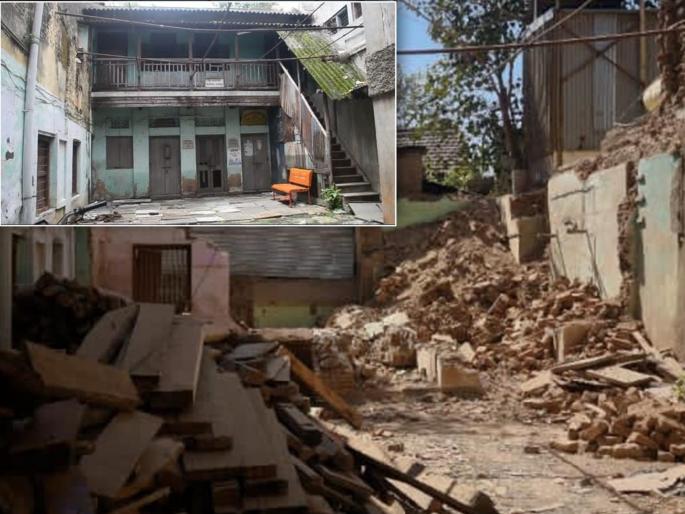 abhinav bharat office of freedom fighter veer savarkar finally down | स्वातंत्र्यवीर सावरकर यांचे 'अभिनव भारत' अखेर जमीनदोस्त abhinav bharat office of freedom fighter veer savarkar finally down | स्वातंत्र्यवीर सावरकर यांचे 'अभिनव भारत' अखेर जमीनदोस्त