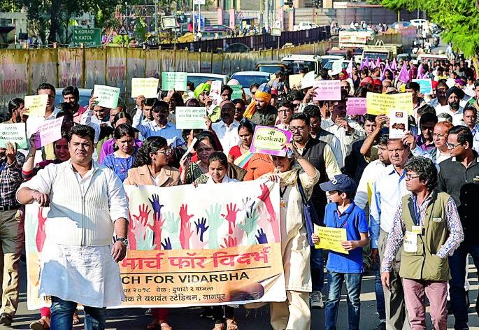 Silent march for Vidarbha: Hunker for the demand of independent Vidarbha | सायलेंट मार्च फॉर विदर्भ : स्वतंत्र विदर्भाच्या मागणीसाठी हुंकार