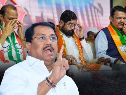 Vijay Wadettiwar criticized the grand Mahayuti government over the Ladaki Bahin Yojana | "महाराष्ट्र विकायला पण कमी करणार नाही"; सरकारी योजनेच्या खर्चावरुन वडेट्टीवारांची टीका Vijay Wadettiwar criticized the grand Mahayuti government over the Ladaki Bahin Yojana | "महाराष्ट्र विकायला पण कमी करणार नाही"; सरकारी योजनेच्या खर्चावरुन वडेट्टीवारांची टीका