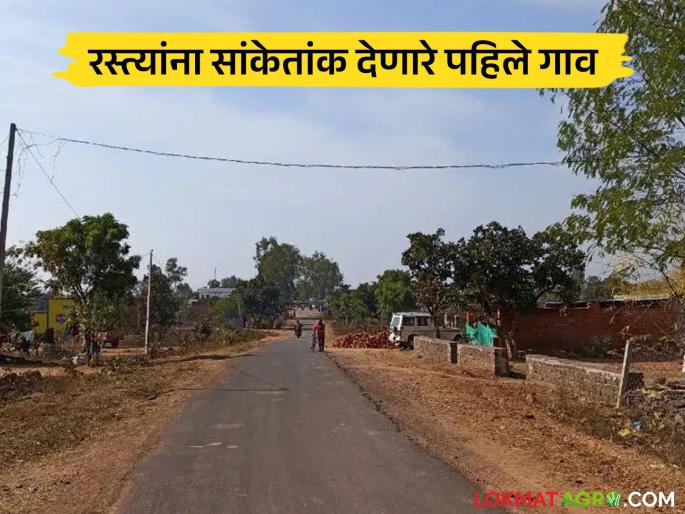 The first village in the state to get its place on the GIS map by coding the village roads. | गावातील रस्त्यांना सांकेतांक देऊन जीआयएस नकाशावर स्थान मिळवणारे राज्यातील पहिले गाव
