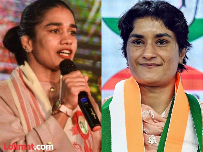 haryana assembly election 2024 Babita Phogat reaction on Vinesh Phogat disqualify congress joining | Babita Phogat : विनेशच्या राजकारणावर नाही तर 'या' गोष्टीमुळे महावीर फोगाट नाराज, बबिताने सांगितलं मोठं कारण
