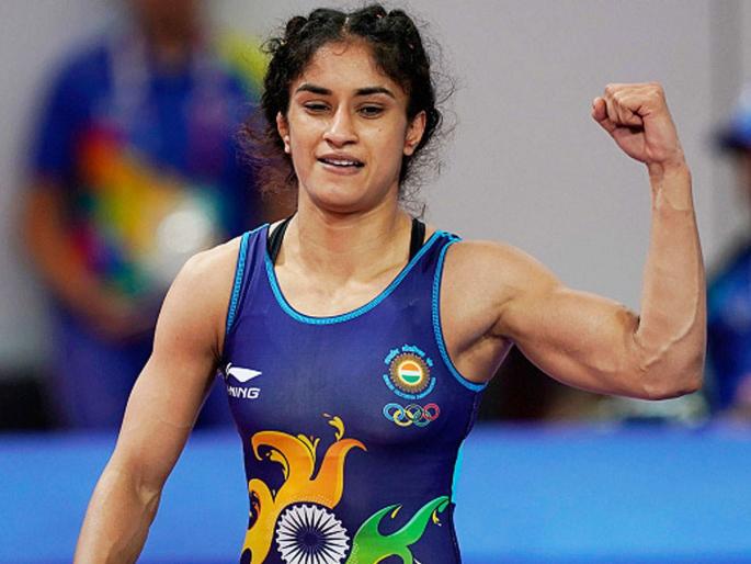 Breaking : Vinesh Phogat get India its 1st Quota for Tokyo Olympics | Breaking : कुस्तीपटू विनेश फोगाटनं पक्कं केलं 2020 ऑलिम्पिकचं तिकीट