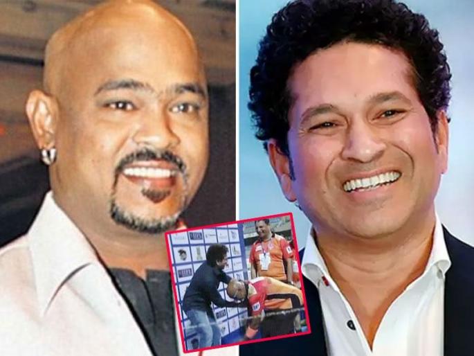 Vinod Kambli fell on Tendulkar's foundations | ...अन् विनोद कांबळी चक्क सचिन तेंडुलकरच्या पाया पडला!