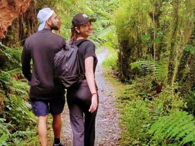 Virat Kohli's Photo With Anushka Sharma Will Give You Vacation Withdrawals | टीम इंडियातून विश्रांती मिळताच विराट कोहली फिरायला; अनुष्कासोबत शेअर केला फोटो