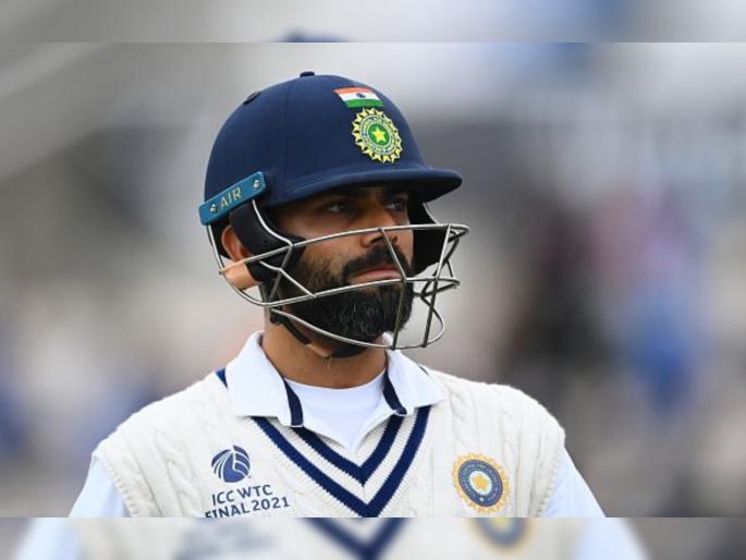 WTC final 2021 Ind vs NZ Test : Kyle Jamieson removes Virat Kohli early on Day 3, Kohli on LBW for 44 | WTC Final 2021 IND vs NZ : विराट कोहलीच्या सहकाऱ्यानं केला घात, टीम इंडियाला बसला मोठा धक्का  