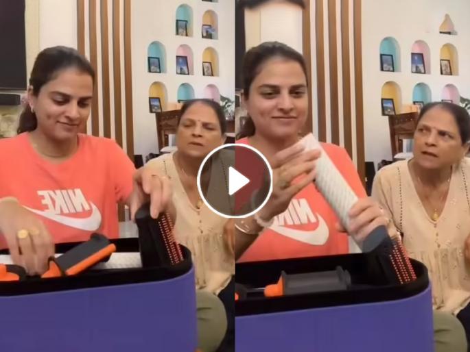 Mom’s hilarious reaction to daughter buying costly 50 thousand Dyson hair dryer Viral video of Indian mom reacting to expensive shopping Funny desi mom reply that went viral | मुलीच्या महागड्या खरेदीवर आईचा भन्नाट रिप्लाय! अनेकजण म्हणाले, माझी आई असती तर..! व्हिडीओ व्हायरल