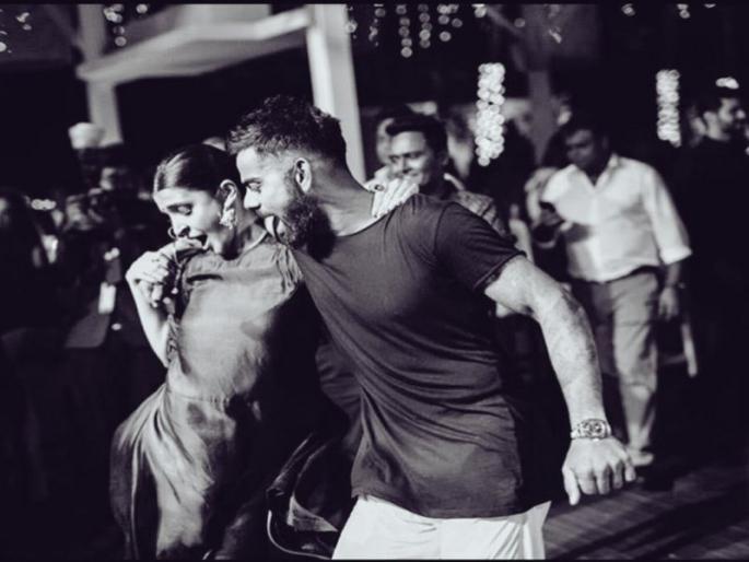 Virat-Anushka together before the ODI series! | वनडे मालिकेपूर्वी विराट-अनुष्का साथ साथ !