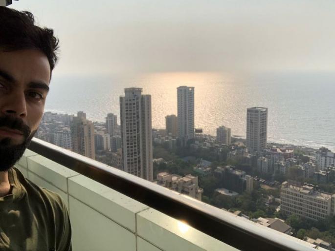 Virat Kohli's Mumbai home has a stunning view. Check it out | कॅप्टन कोहलीचं ड्रीम होम, असा दिसतो विराटच्या नव्या घरातून मुंबईचा नजारा