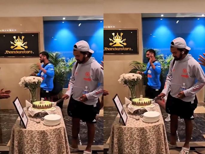 The matter is serious Kohli did not join the victory celebrations despite being invited repeatedly, what really happened Watch the video | मामला 'गंभीर' है...! वारंवार बोलावूनही विजयाच्या जल्लोषात सहभागी झाला नाही कोहली, नेमकं घडलं काय? बघा Video