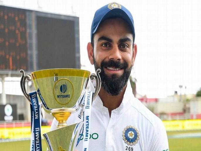 India vs West Indies, 2nd test: Virat Kohli says, Capacity is just 'C' ... | India vs West Indies, 2 nd test : कोहली म्हणतो, कॅप्टन्सी म्हणजे फक्त 'C' आहे...