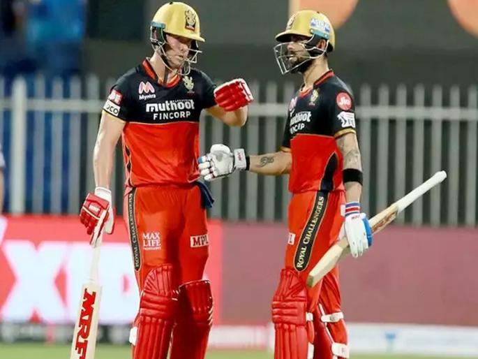 IPL 2O2O KXIP vs RCB bangalore skipper explains why ab de villiers came to bat at number six | IPL 2O2O KXIP vs RCB: ...म्हणून एबीला सहाव्या क्रमांकावर खेळवलं; कोहलीचं स्पष्टीकरण