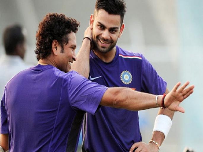 My hero in the field - Virat Kohli | मैदानात माझा हिरो सचिनच - विराट कोहली 