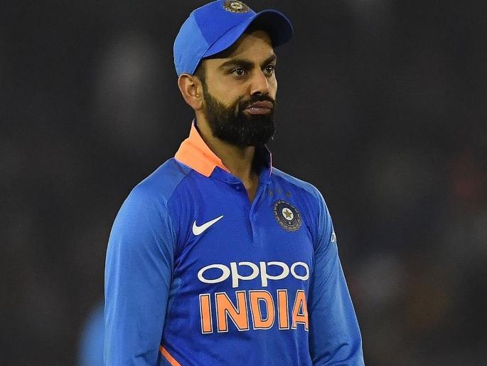ICC World Cup 2019 : Virat Kohli is two points away from a possible suspension, he could be miss semi? | ICC World Cup 2019 : अरे बापरे... 'ती' चूक पुन्हा केल्यास विराट कोहली उपांत्य फेरीच्या सामन्याला मुकणार?