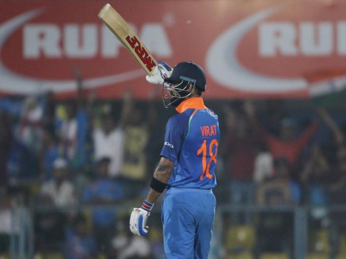 IND Vs WIN 1st One Day: Virat Kohli's complet 60th international hundred | IND Vs WIN 1st One Day : विराट कोहलीची या दिग्गजांच्या पंगतीत एन्ट्री