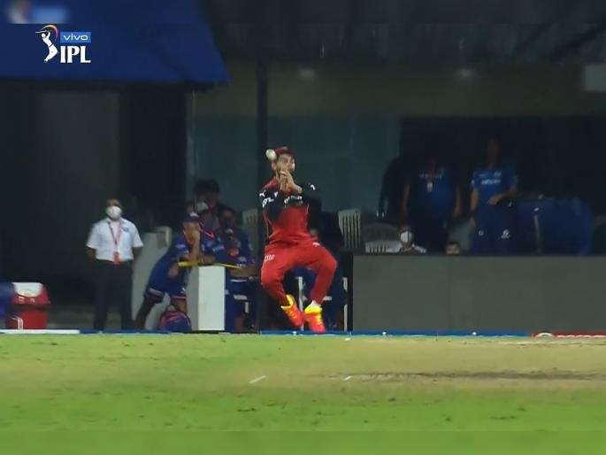 IPL 2021 Mi vs RCB Live T20 Score : Krunal Pandya hit dropped by Virat Kohli and hits RCB Captain on just below right eye | IPL 2021 : MI vs RCB T20 Live : काळजाचा ठोका चुकला, विराट कोहलीच्या डोळ्याच्या खाली चेंडूचा फटका बसला, Video