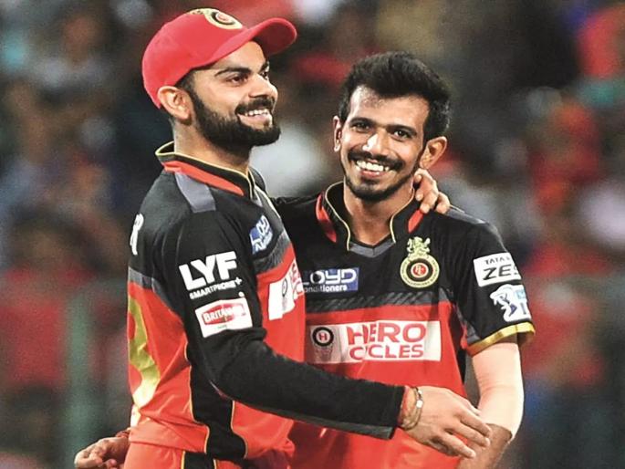 IPL 2020: Virat Kohli lands in Dubai; Chahal welcomes him in hilarious fashion  | IPL 2020 : दुबईत पोहोचताच विराट कोहलीनं पोस्ट केला फोटो; युजवेंद्र चहलनं सुरू केली मस्ती