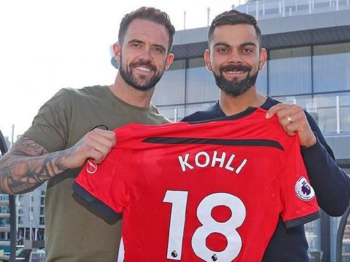 India vs England Test: Indian skipper Virat Kohli visits Southampton FC, gets trolled | India vs England Test: फुटबॉल क्लबला भेट दिली म्हणून नेटिझन्सकडून विराट कोहलीची टिंगल