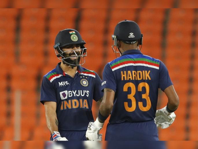 Back-to-back fifties helped Virat Kohli reclaim the No.5 spot in the ICC T20I Player Rankings | Virat Kohli : सलग दोन अर्धशतकानंतर विराट कोहलीला मिळाली भेट; लोकेश राहुलला अपयशाचा फटका