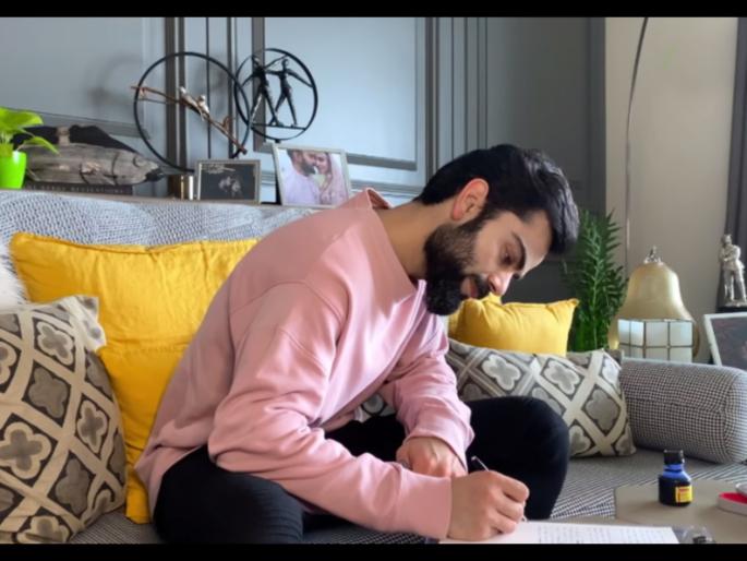 RCB captain Virat Kohli writes letter to himself right before IPL 2020, Watch Video | IPL 2020आधी विराट कोहलीनं स्वतःला लिहिलं भावनिक पत्र; हा Video तुम्हालाही इमोशनल करेल