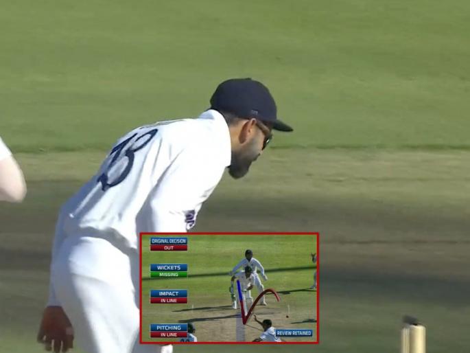 IND vs SA, 3rd day 3 Test Live Updates : Virat Kohli speaking right into the stump mic indicating that the DRS is definitely rigged to favour South Africa, Watch Video  | IND vs SA, 3rd Test Live Updates, Virat Kohli : डीन एल्गरचा निर्णय DRS मध्ये फिरला अन् विराट कोहलीचा पारा चढला; स्टम्प माईकवर नको ते बरळून वाद ओढावून घेतला, Video 