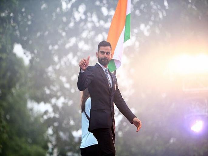 ICC World Cup 2019 : Madame Tussauds unveils Virat Kohli's wax statue at Lord's  | ICC World Cup 2019 : विराट कोहलीच्या शिरपेचात मानाचा तूरा!