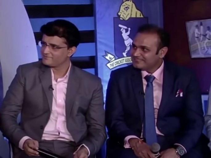 virender sehwag made two prophecies about Sourav Ganguly; One is true, now another... | वीरूने सौरव गांगुलीबाबत केल्या होत्या दोन भविष्यवाण्या;  एक ठरली खरी, आता म्हणतो दुसरीही खरी ठरणार! 