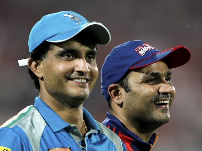 ‘Der hai andher nahi’: Virender Sehwag’s congratulatory message for Sourav Ganguly | सौरव गांगुलीची अध्यक्षपदी नियुक्ती होताच वीरू म्हणाला, देर है अंधेर नही!