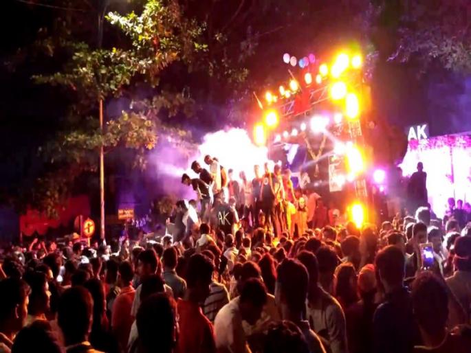 Action at Ganesh Mandal's chairman and DJ operatives at Hadapsar: Sahitya seized | हडपसर येथे गणेश मंडळांचे अध्यक्ष व डी.जे.चालकांवर कारवाई : साहित्य जप्त