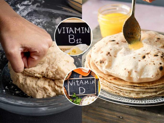 Best natural sources of Vitamin D and B12 in Indian diet How to increase Vitamin D and Vitamin B12 at home naturally Healthy ingredients to mix in wheat flour for strong bones | गव्हाच्या पीठात मिसळा ‘या’ २ गोष्टी, Vitamin D-B12 वाढेल भरपूर- हाडे होतील मजबूत, गट हेल्थही सुधारेल Best natural sources of Vitamin D and B12 in Indian diet How to increase Vitamin D and Vitamin B12 at home naturally Healthy ingredients to mix in wheat flour for strong bones | गव्हाच्या पीठात मिसळा ‘या’ २ गोष्टी, Vitamin D-B12 वाढेल भरपूर- हाडे होतील मजबूत, गट हेल्थही सुधारेल