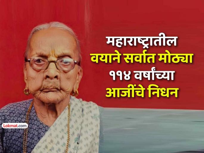 Vithabai the oldest living person in Maharashtra who lived for five generations passed away in Thane at the age of 114 | ठाणे: पाच पिढ्यांची साक्षीदार ‘विठाबाई’! महाराष्ट्रातील ज्येष्ठ आजीबाईचे ११४व्या वर्षी निधन Vithabai the oldest living person in Maharashtra who lived for five generations passed away in Thane at the age of 114 | ठाणे: पाच पिढ्यांची साक्षीदार ‘विठाबाई’! महाराष्ट्रातील ज्येष्ठ आजीबाईचे ११४व्या वर्षी निधन