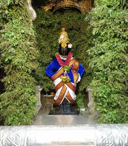 Vitthal of Pandharpur - Tulsi decoration in the temple of Rukmini | पंढरपूरातील विठ्ठल - रुक्मिणी मंदिरात तुळशीची सजावट Vitthal of Pandharpur - Tulsi decoration in the temple of Rukmini | पंढरपूरातील विठ्ठल - रुक्मिणी मंदिरात तुळशीची सजावट