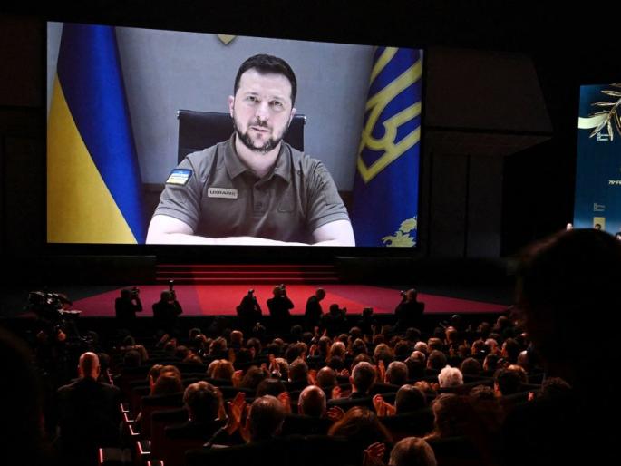 volodymyr zelensky speech in cannes film festival 2022 | हुकूमशहा मरून जातील; स्वातंत्र्य अढळ असेल!: व्लादिमीर झेलेन्स्की