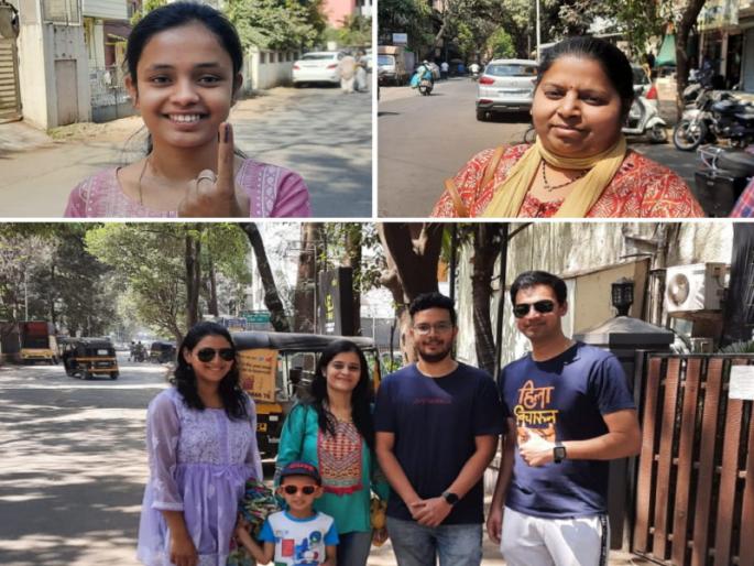 Punekars from Peths come to Kasbay to vote | Kasba By Election: पेठांमधील मूळचे पुणेकर मतदानासाठी कसब्यात Punekars from Peths come to Kasbay to vote | Kasba By Election: पेठांमधील मूळचे पुणेकर मतदानासाठी कसब्यात