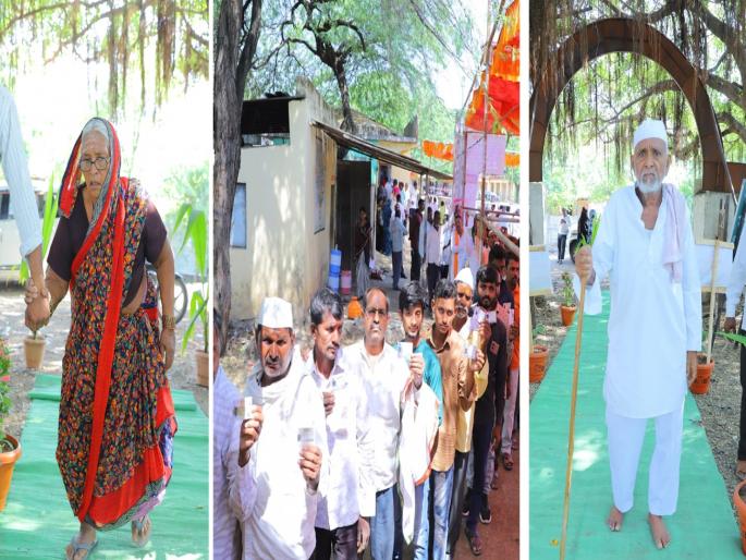 55.38 percent polling for Latur Lok Sabha, boycott of one village remains | लातूर लोकसभेसाठी ५५.३८ टक्के मतदान, एका गावचा बहिष्कार कायम 55.38 percent polling for Latur Lok Sabha, boycott of one village remains | लातूर लोकसभेसाठी ५५.३८ टक्के मतदान, एका गावचा बहिष्कार कायम