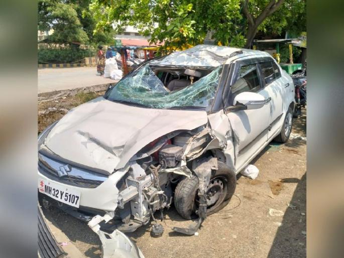 A liquor-laden vehicle rammed into a private police vehicle, three employee injured | दारु भरलेल्या वाहनाने दिली पोलिसांच्या खासगी वाहनाला धडक, तीन कर्मचारी जखमी A liquor-laden vehicle rammed into a private police vehicle, three employee injured | दारु भरलेल्या वाहनाने दिली पोलिसांच्या खासगी वाहनाला धडक, तीन कर्मचारी जखमी