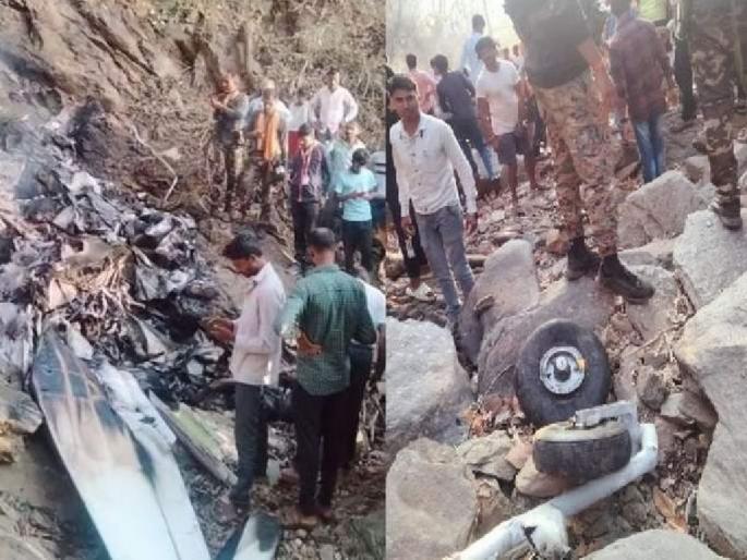 DGCA team reached the spot; Samples collected from Birsi airport accident plane | डीजीसीएची चमू पोहोचली घटनास्थळी; तीन दिवस करणार तपास DGCA team reached the spot; Samples collected from Birsi airport accident plane | डीजीसीएची चमू पोहोचली घटनास्थळी; तीन दिवस करणार तपास