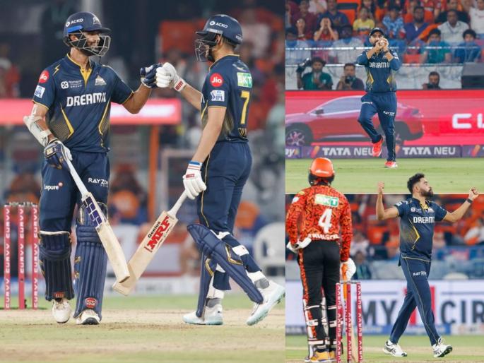 IPL 2025 SRH vs GT Shubman Gill Fifty After Mohammed Siraj Four For Helps Gujarat Titans Beat Sunrisers Hyderabad | SRH vs GT : हैदराबादच्या स्फोटक फलंदाजीचा फुगा पुन्हा फुटला! मॅच जिंकल्यावर शुबमन गिलनंही हाणला टोला!