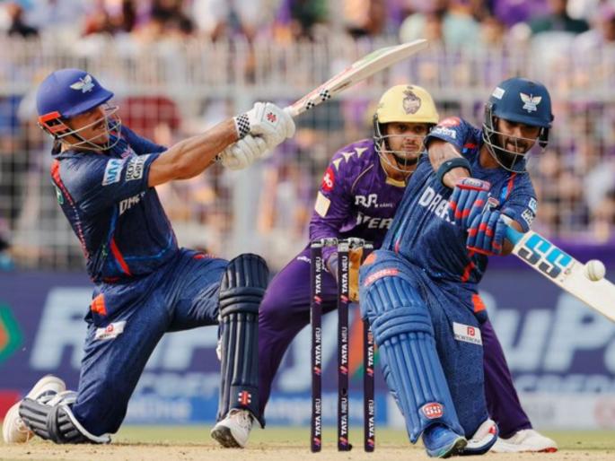 IPL 2025 KKR vs LSG 21st Match Nicholas Pooran And Mitchell Marsh Hit Show Lucknow Super Giants Set 239 Runs Target For Kolkata Knight Riders | PL 2025 KKR vs LSG : ईडन गार्डन्सच्या मैदानात घोंगावलं निकोलस पूरन अन् मिचेल मार्श नावाचं वादळ