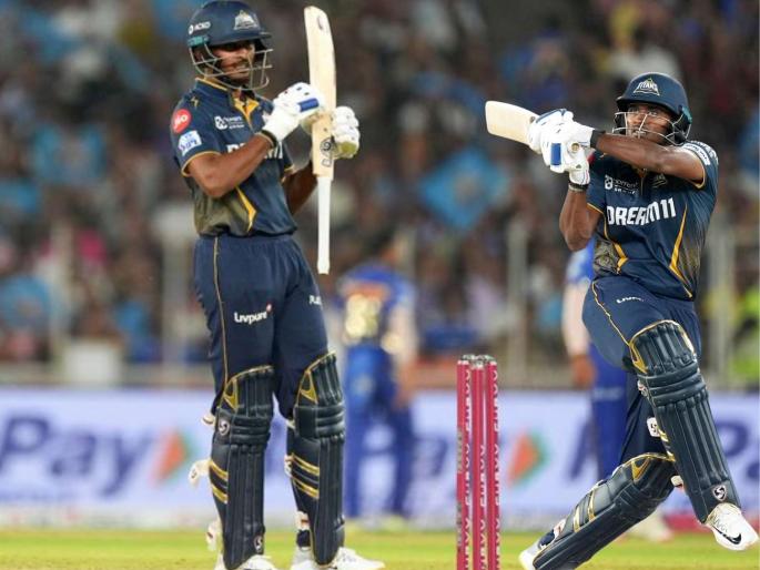 IPL 2025 GT vs RR Sai Sudharsan Equalled AB de Villiers Record GT Batter Becomes First Indian In IPL History To Score Five Consecutive 50 Scores At A Venue Narendra Modi Stadium Ahmedabad | IPL Record: साईच्या भात्यातून 'फिफ्टी'चा विक्रमी 'पंच'; पठ्ठ्या थेट एबीच्या पंक्तीत जाऊन बसला