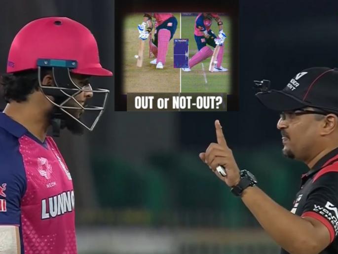 IPL 2025 GT vs RR 23rd Match Riyan Parag Arguing With Umpire After Given Out | Riyan Parag Arguing With Umpire : थर्ड अंपायरनं OUT दिलं; रियान पराग मैदानातील पंचावर चिडला