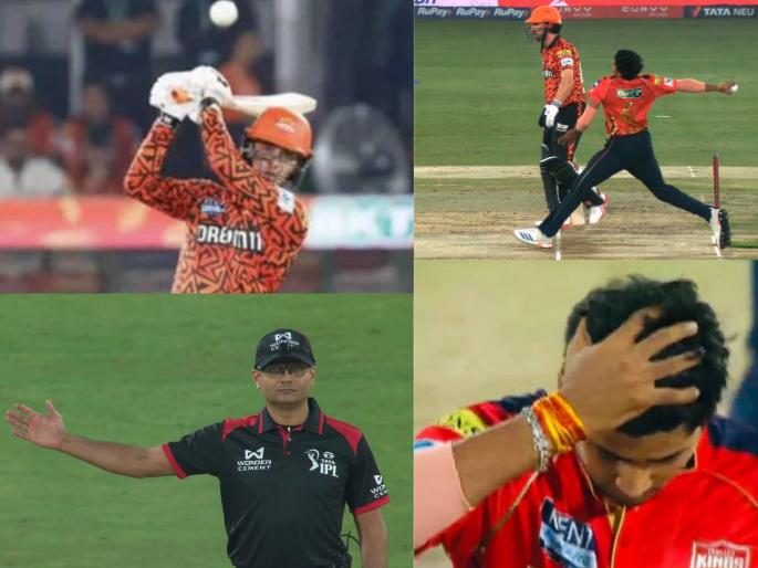 IPL 2025 SRH vs PBKS 27th Match Abhishek Sharma Gets A Life Thanks To A No Ball From Yash Thakur | इम्पॅक्ट टाकण्यासाठी अय्यरनं यशवर डाव खेळला! अभिषेक शर्मा फसलाही, पण नो बॉल पडला अन्...