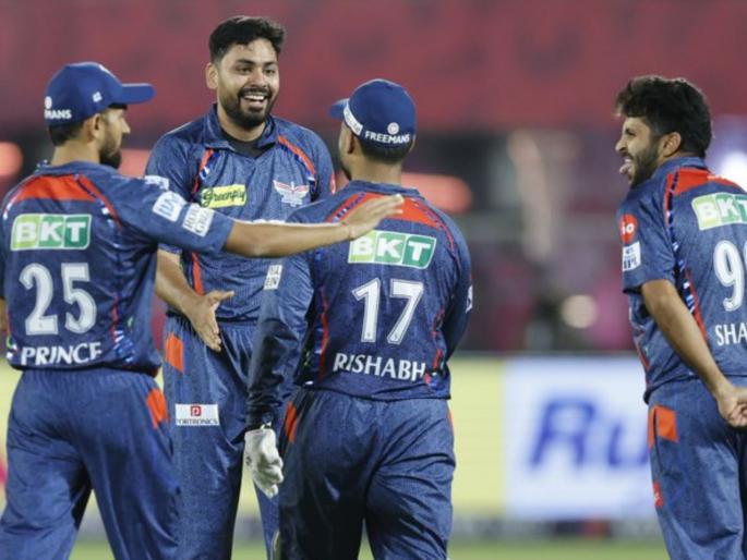 IPL 2025 RR vs LSG 36th Match Avesh Khan Stars With Magical Spell Lucknow Super Giants beats Rajasthan Royals By Two Runs | "माय नेम इज खान"! LSG साठी आवेशची 'हिरोगिरी' यॉर्करचा मारा करत RR च्या हातून हिसकावून घेतला सामना