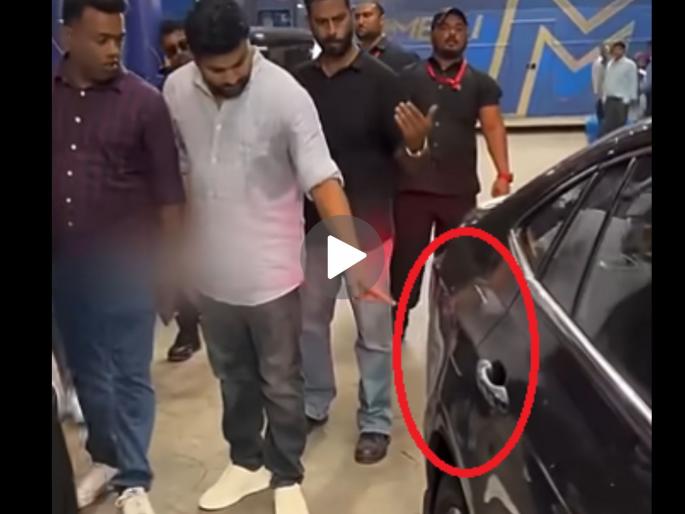 Rohit Sharma got angry after seeing scratches on his luxurious sports car; He took out his anger on his brother like this (VIDEO) | अलिशान स्पोर्ट्स कारवरील स्क्रॅच बघून संतापला रोहित शर्मा; भावावर असा काढला राग (VIDEO)