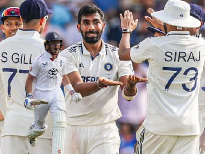 India vs England 1st Test Day 2 Stumps Ollie Pope hundred Lifts ENG to 206 Off 3 vs IND Jasprit Bumrah Bumrah Stars With Three Wickets | IND vs ENG : बुमराह एकटा नडला! फिल्डिंगवेळी गडबड घोटाळा; ओली पोपच्या सेंच्युरीसह दुसरा दिवस इंग्लंडचा