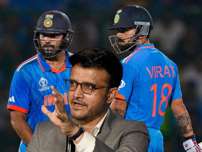 Sourav Ganguly Says Challenging For Virat Kohli And Rohit Sharma To Secure Spots In World Cup Squad In 2027 | रोहित-विराट वनडे वर्ल्ड कप खेळणं 'मुश्किल'; गांगुलीनं बोलून दाखवली मनातली गोष्ट