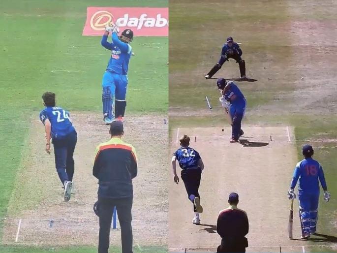 ENG vs IND Captain Ayush Mhatre goes for a golden duck Vaibhav Suryavanshi scored 45 runs off 34 balls in the second ODI against England U19 | ENG vs IND : कॅप्टन आयुष म्हात्रेवर 'गोल्डन डक'ची नामुष्की; वैभव सूर्यंवशी टिकला, पण...