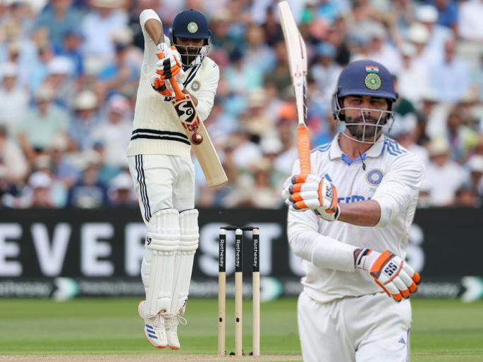 ENG vs IND 2nd Test Day 2 Ravindra Jadeja Completed His 23rd Half Century In Test Cricket And Celebrated With His Iconic Sword Celebration | इंग्लंडच्या बालेकिल्ल्यात जड्डूची 'तलवारबाजी'; असा पराक्रम करणारा ठरला पहिला भारतीय