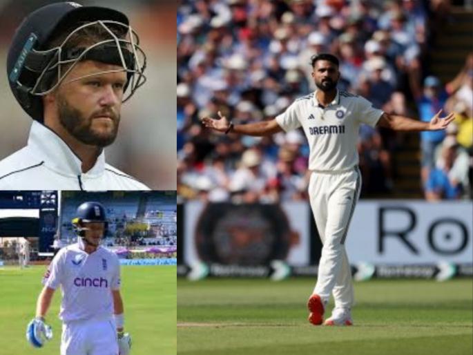 England vs India 2nd Test Day 2 Akash Deep Takes 2 Wicket In 2 Balls England Centurions Of 1st Test Ben Duckett and Ollie Pope Dismissed On Ducks | ENG vs IND : बुमराहच्या अनुपस्थितीत आकाश दीपचा "मैं हूँ ना...शो"! दोन्ही शतकवीरांच्या पदरी भोपळा